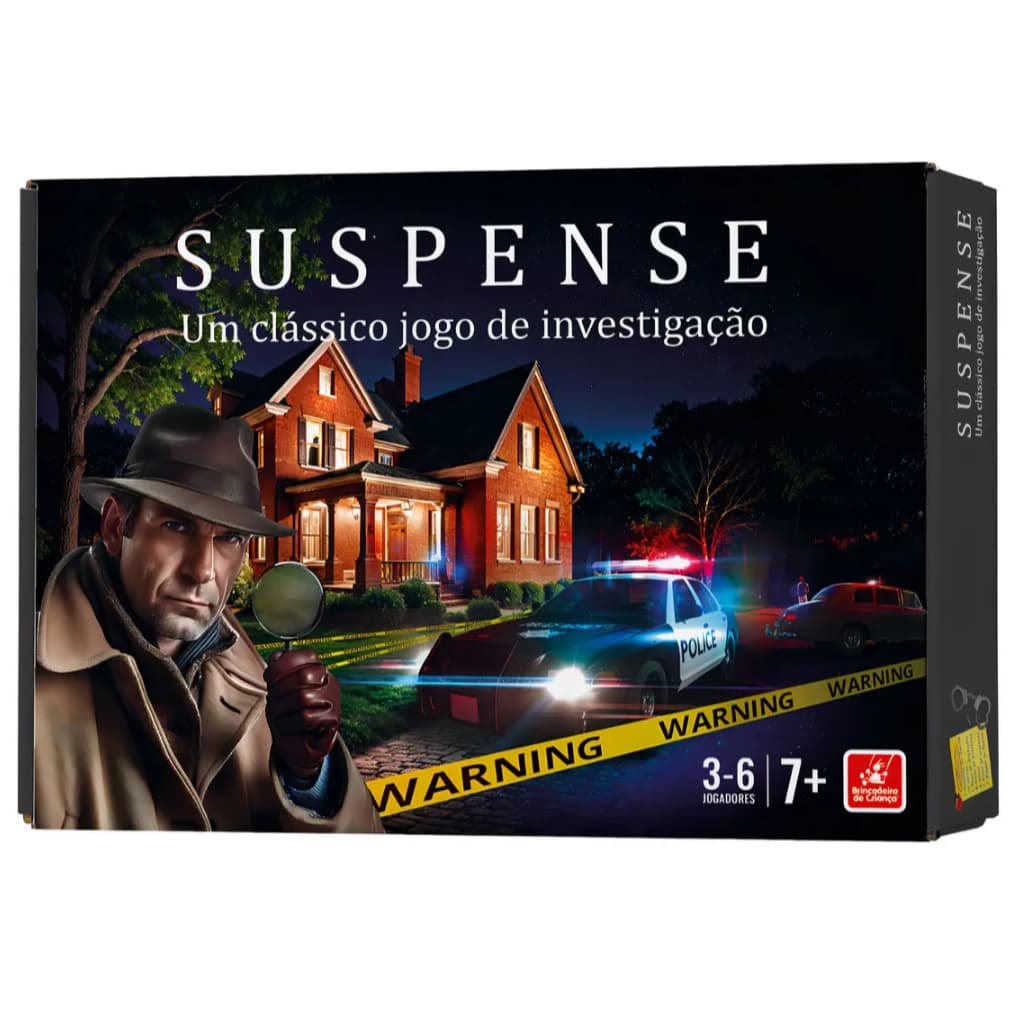 Jogo de Tabuleiro Suspense Brincadeira de Criança Investigação Criminal
