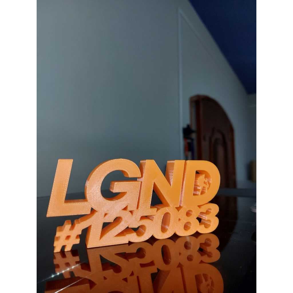 Placa Enfeite Decorativo 3d Legendários Religioso Lgnd