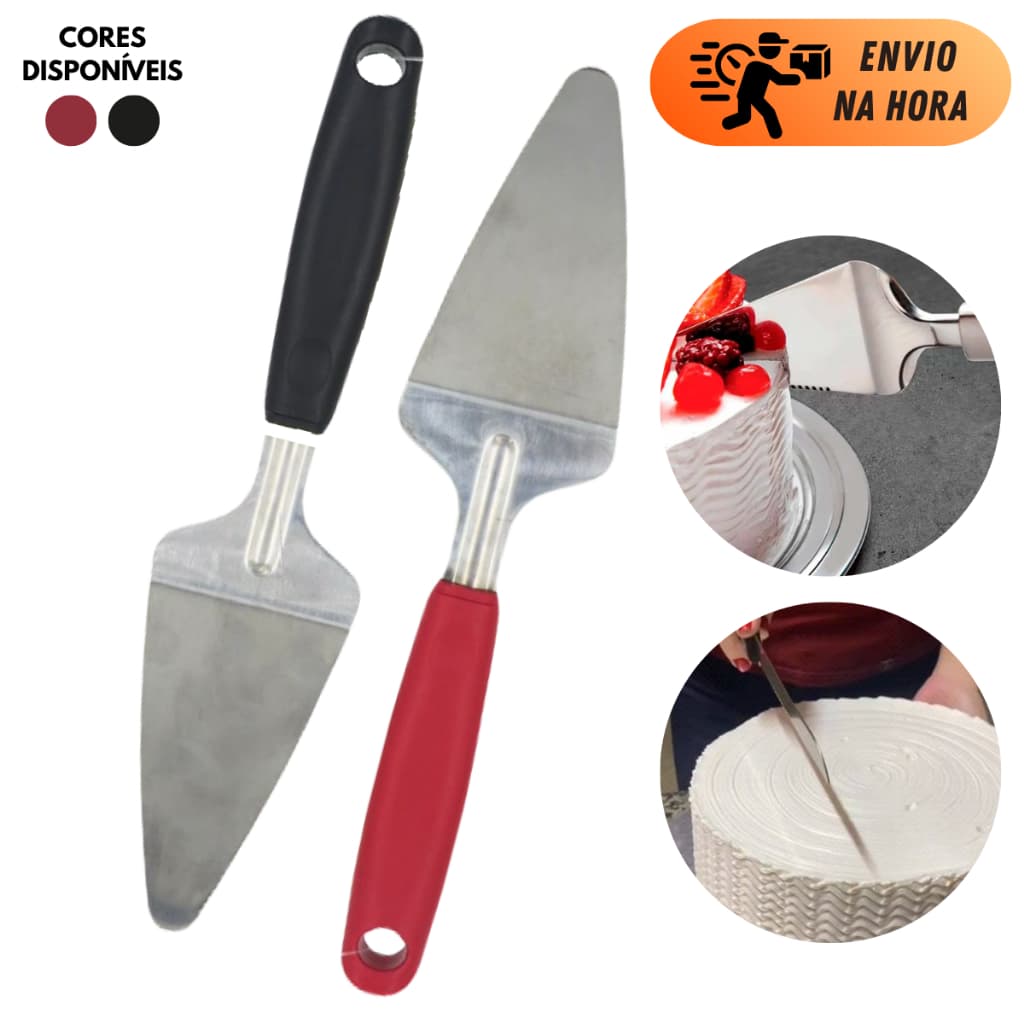 ESPATULA CONFEITEIRO INOX COM CABO PARA BOLO TORTA COZINHA BUFFET RESTAURANTE UTENSILIOS