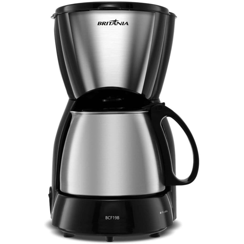 Cafeteira Britânia Jarra de Inox  BCF19B 550W Preto - 127V