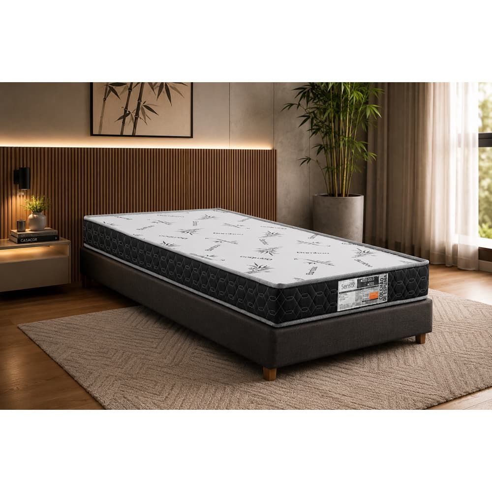 Colchão D33 Solteiro 100% Espuma Selo Inmetro 78x188x12