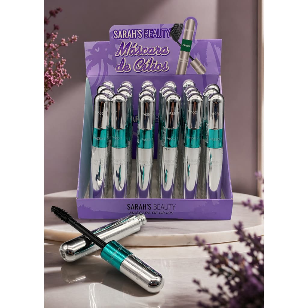 Rímel 2 em 1 Preto Mascara de cilios A prova D'água Peel Off Película