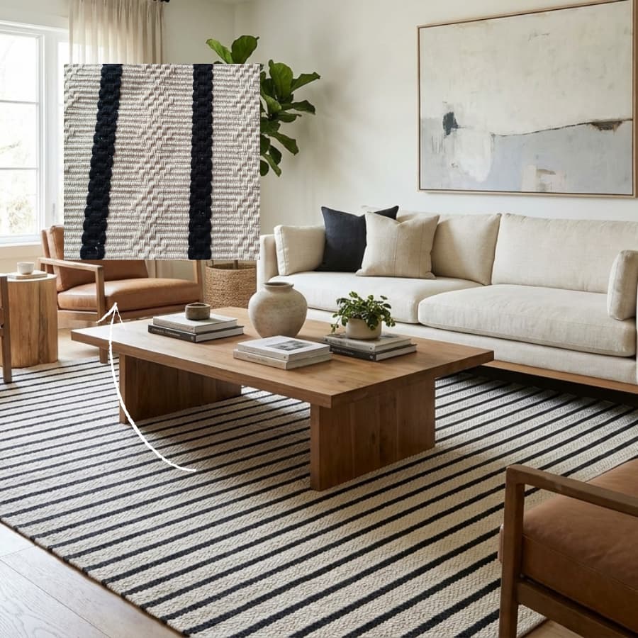Tapete Sala Grande Premium Moderno Confortável para Decoração