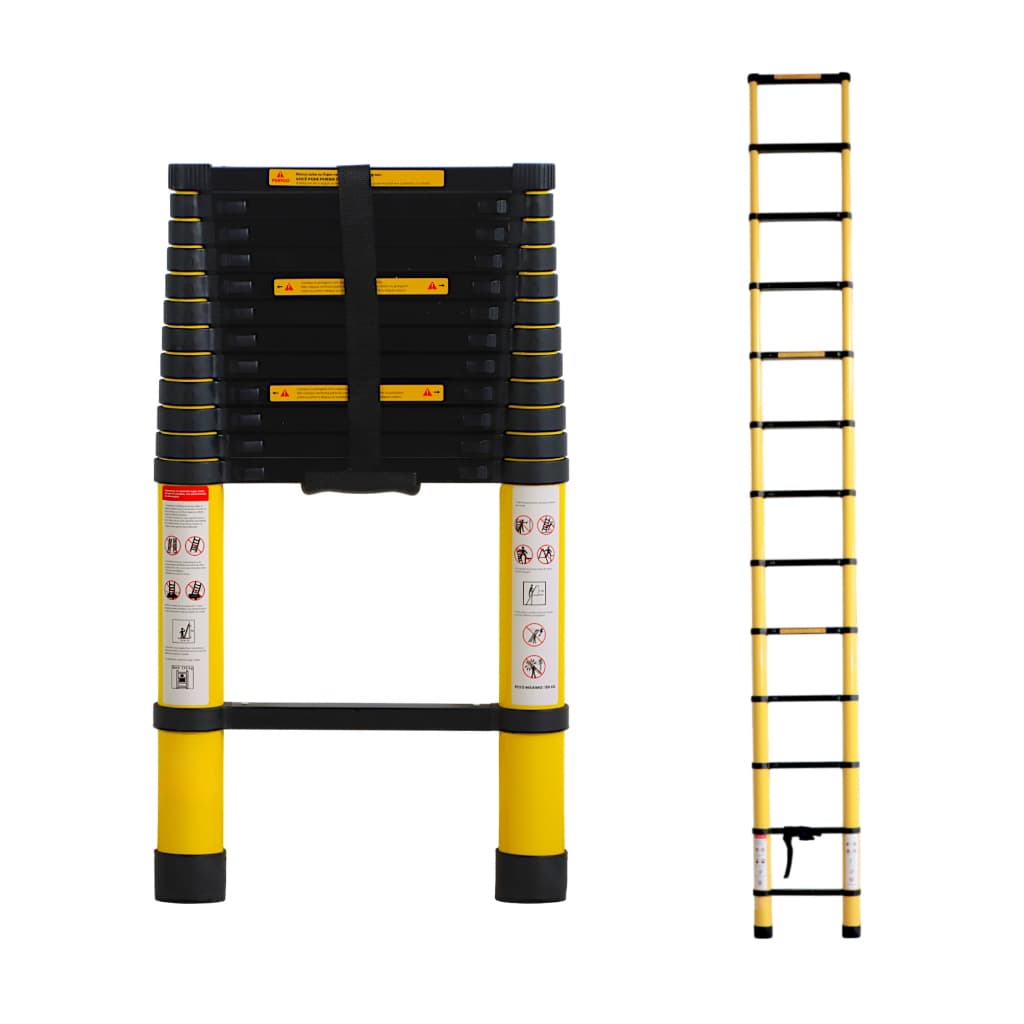Escada Telescópica Extensiva em Alumínio 5 Metros Multifuncional 150kg