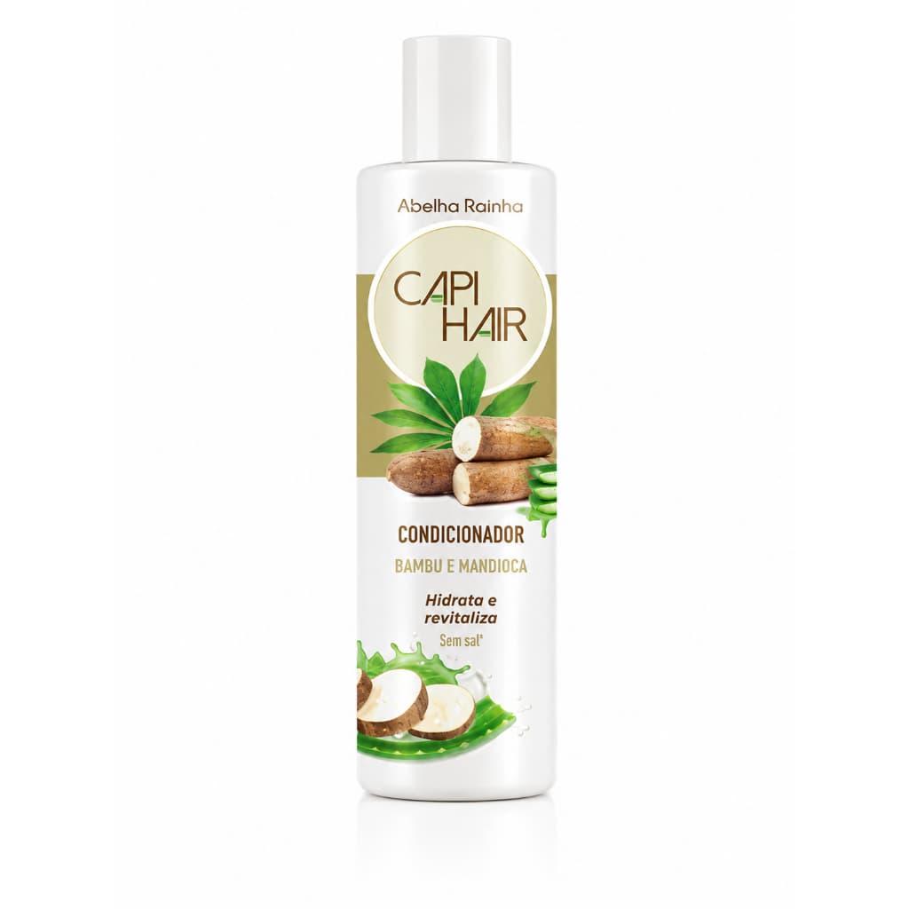 Condicionador Capi Hair Babosa Hidratação Revitalizadora Abelha Rainha Cabelos Macios