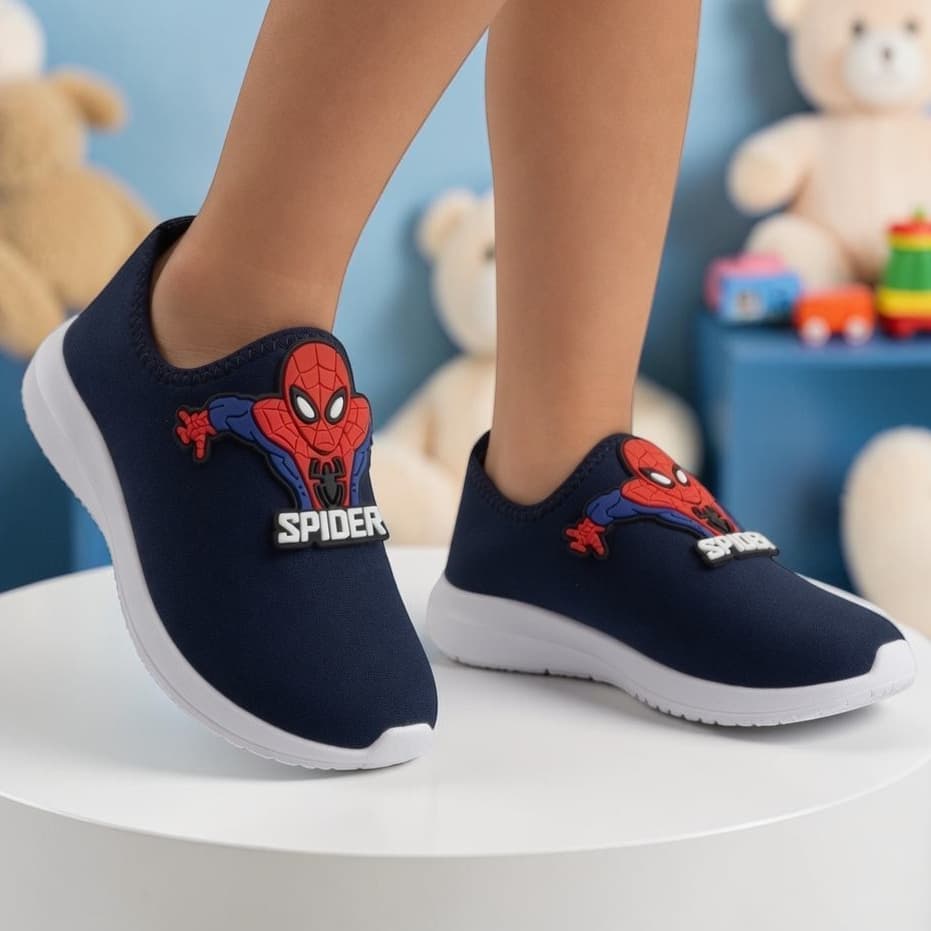 Tênis Infantil Menino Casual Escolar Confortável Moderno Calce Fácil