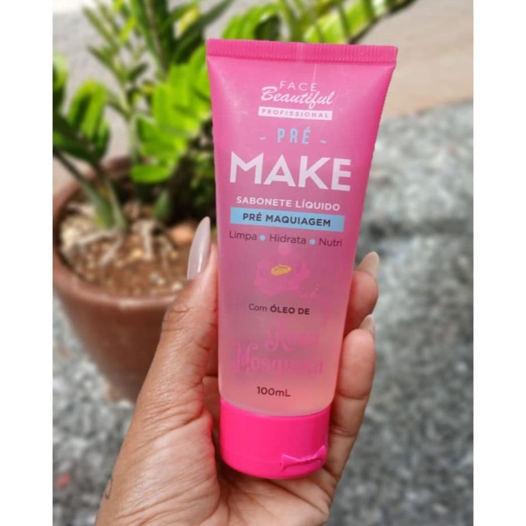 Sabonete Pré Make Rosa Mosqueta 100ml Limpeza Facial Hidratante