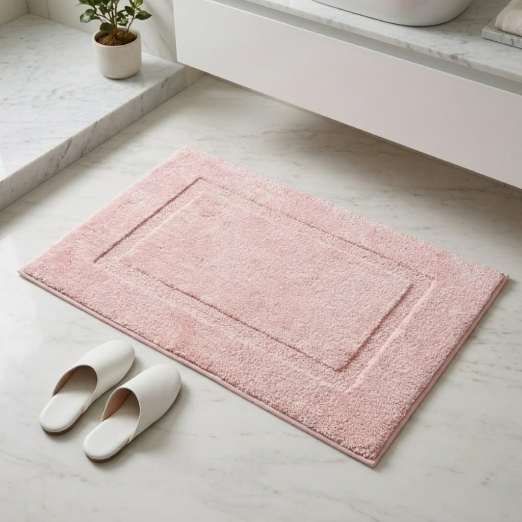 Tapete Banheiro Antiderrapante Macio Eurotextil Dunas 50x70cm