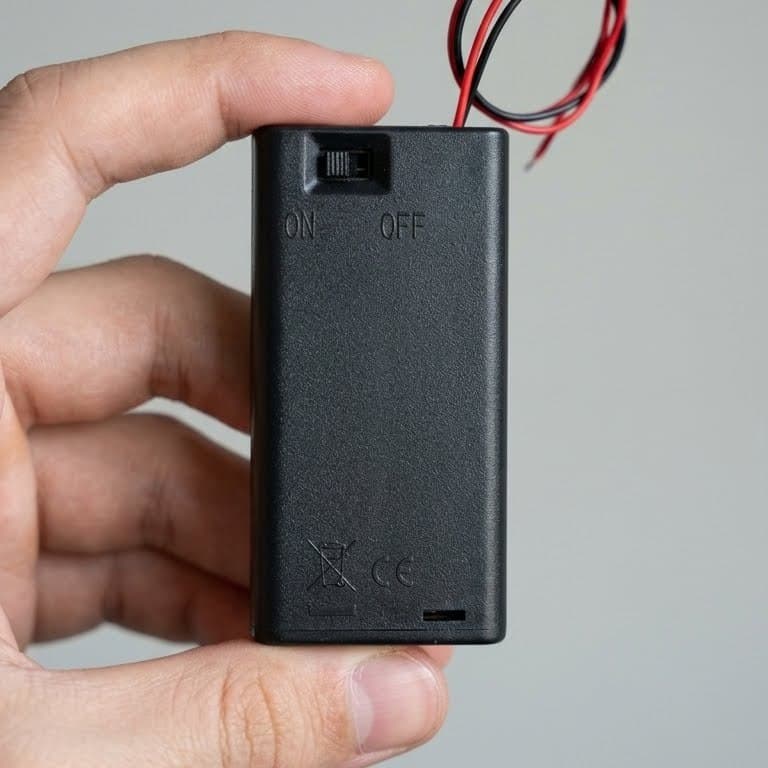 Kit Unidades Case Adaptador De Bateria AA Suporte Para Alimentação Placa Circuito Eletrônicos Kit