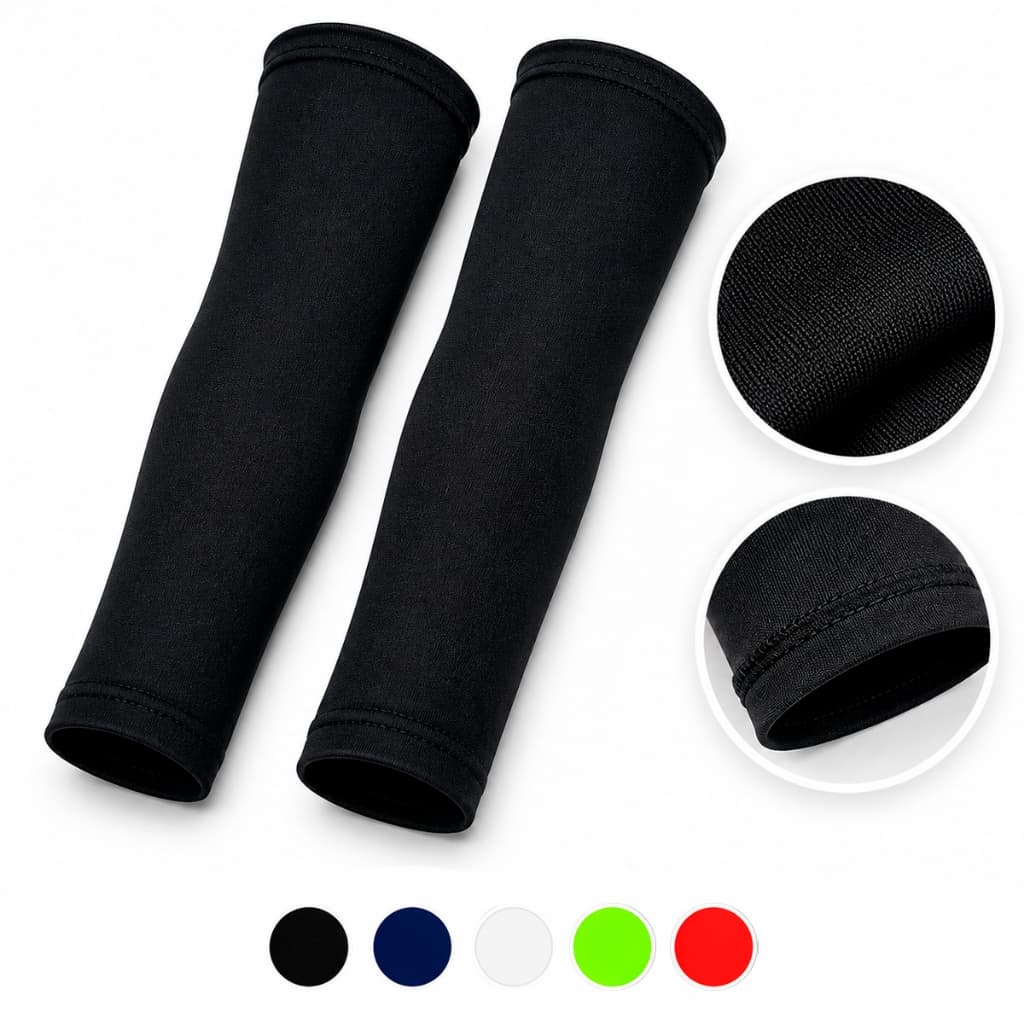 Manguito UV50+FPS Para Braço UV Térmico Punho Proteção Solar Unissex Manga Infantil 6 A 10 Anos Respirável