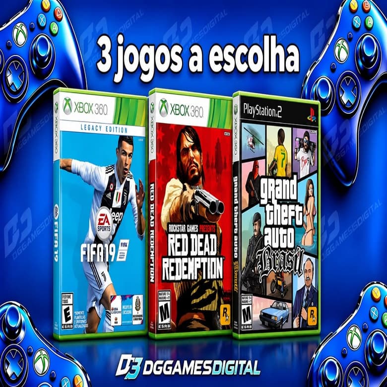 Desbloqueio Atualizado Exploit Para Xbox 360 Original + LT + 3 Jogos a Escolha + Aurora Qualquer Versao