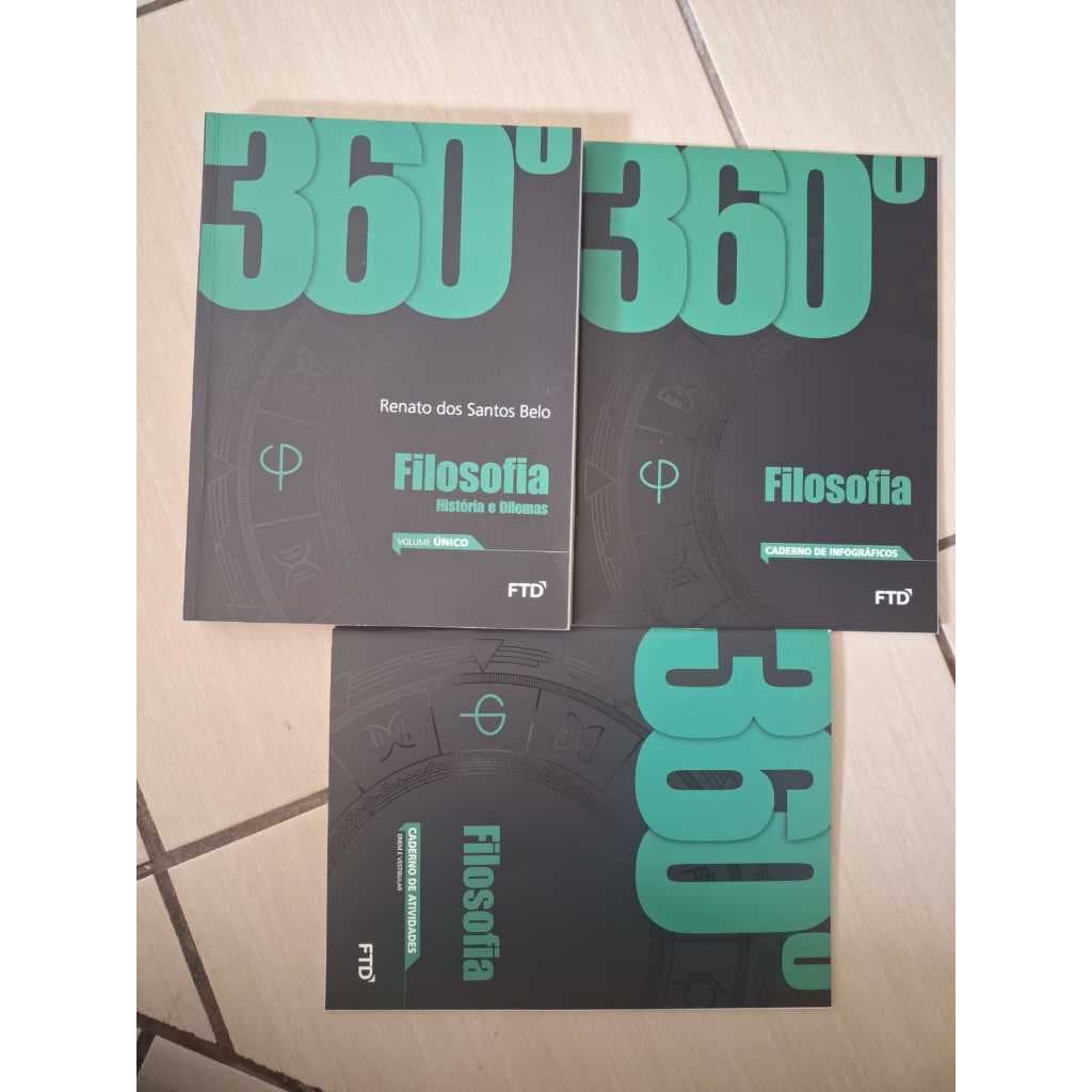 COLEÇÃO 360 GRAUS FILOSOSFIA VOLUME ÚNICO (Renato dos Santos Belo)