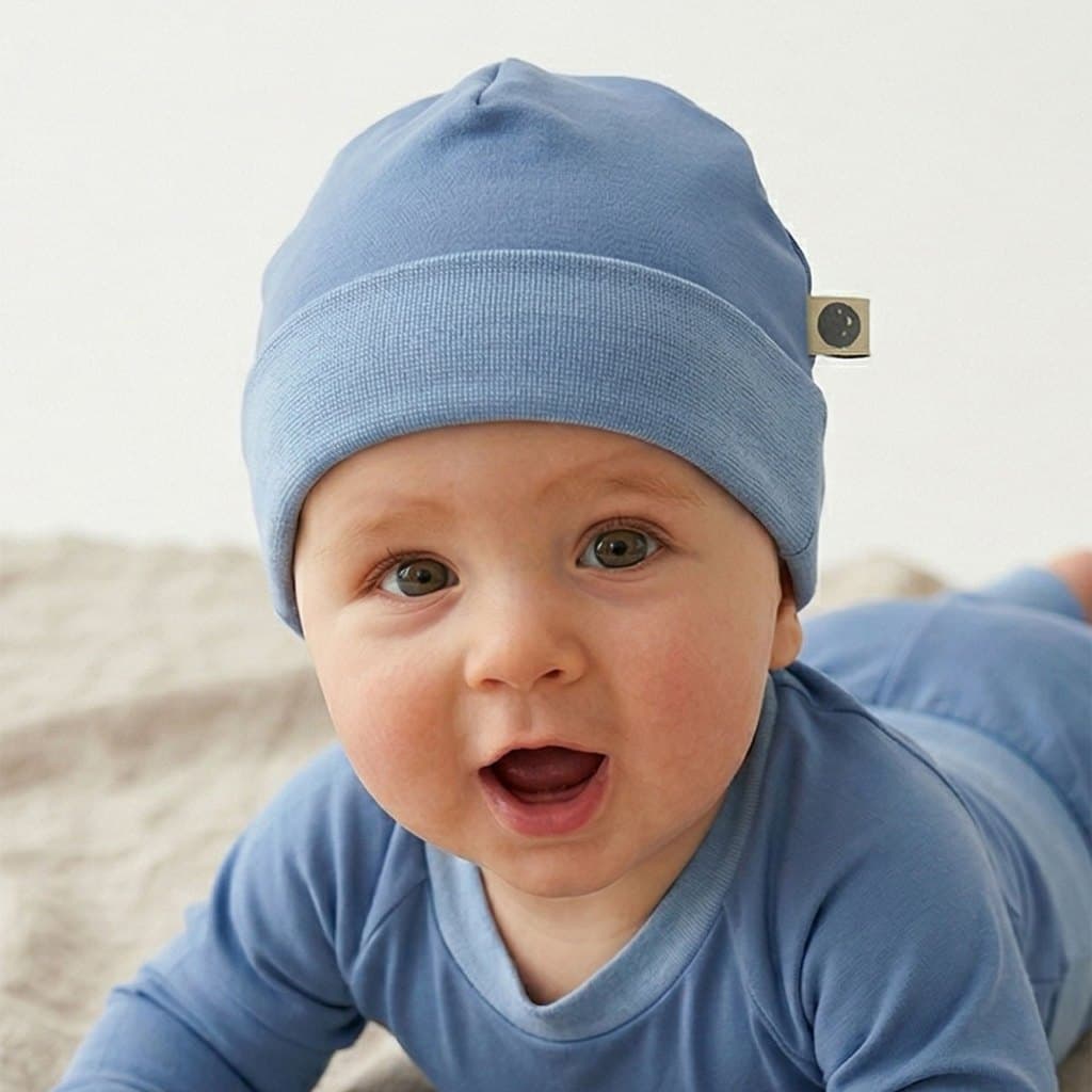 Gorro Térmico Bebê e Infantil Concuca Termocontrol Azul Jeans Touca Térmica Menino Menina Inverno