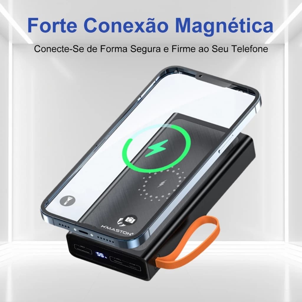 Carregador Portátil H'MASTON USB 4 Cabos YD47