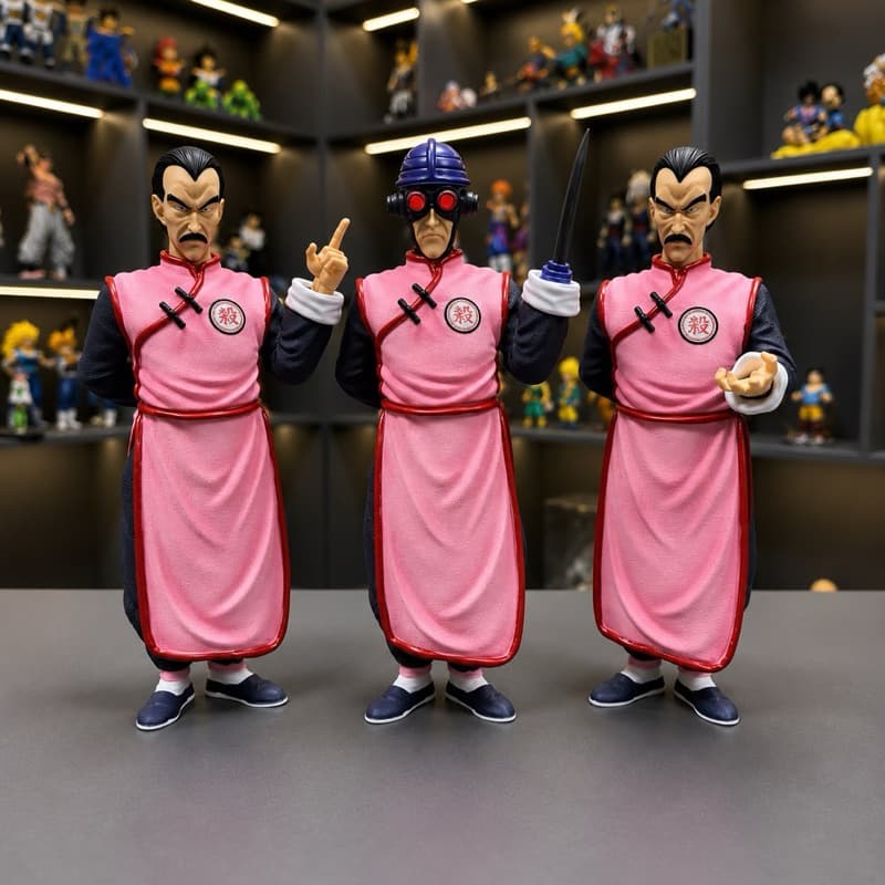 Action Figure Tao Pai Pai 28Cm Dragon Ball Z Com Troca De Cabeças E Mãos Banpresto Original