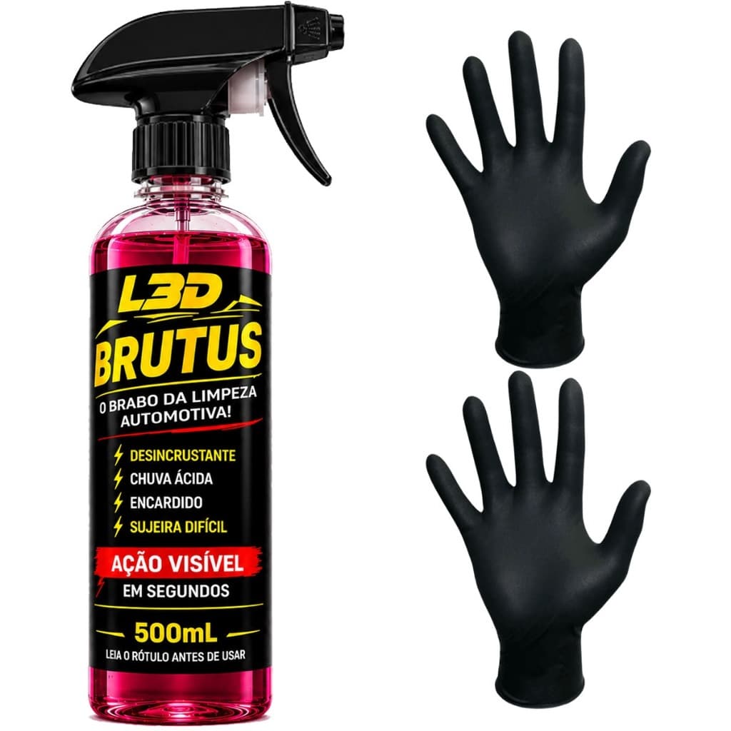 Removedor de Manchas Automotivo Vidro Lataria Alumínio Oxidação + 2 Luvas