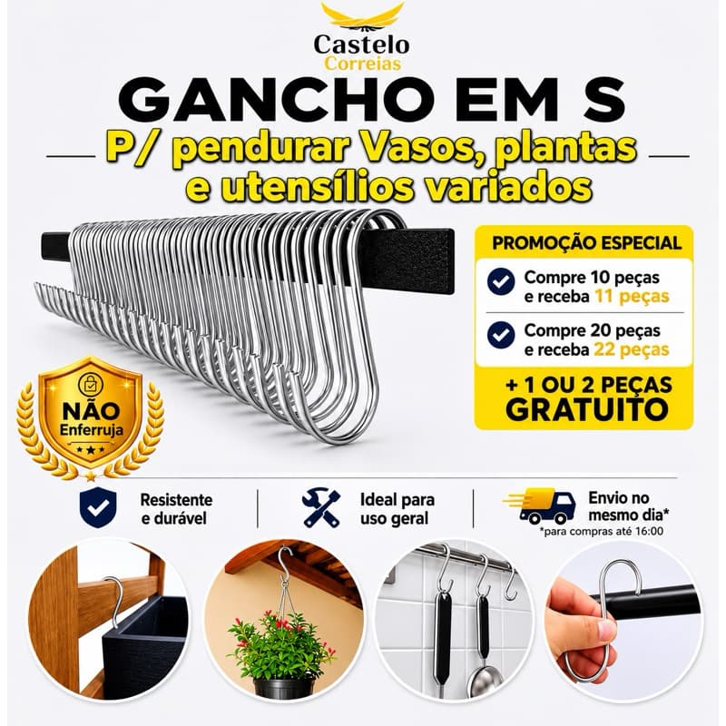 Ganchos para pendurar Vasos de parede de plantas jardim vertical.