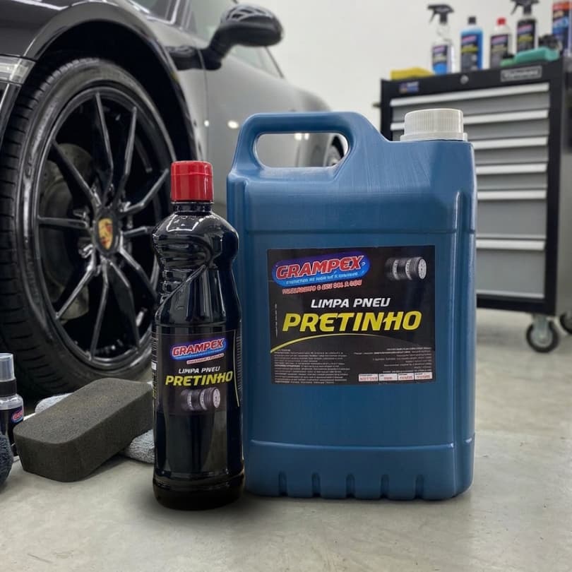 Pretinho Para Pneu 500ml/5Litros | Automotivo, Líquido, Carro, Moto