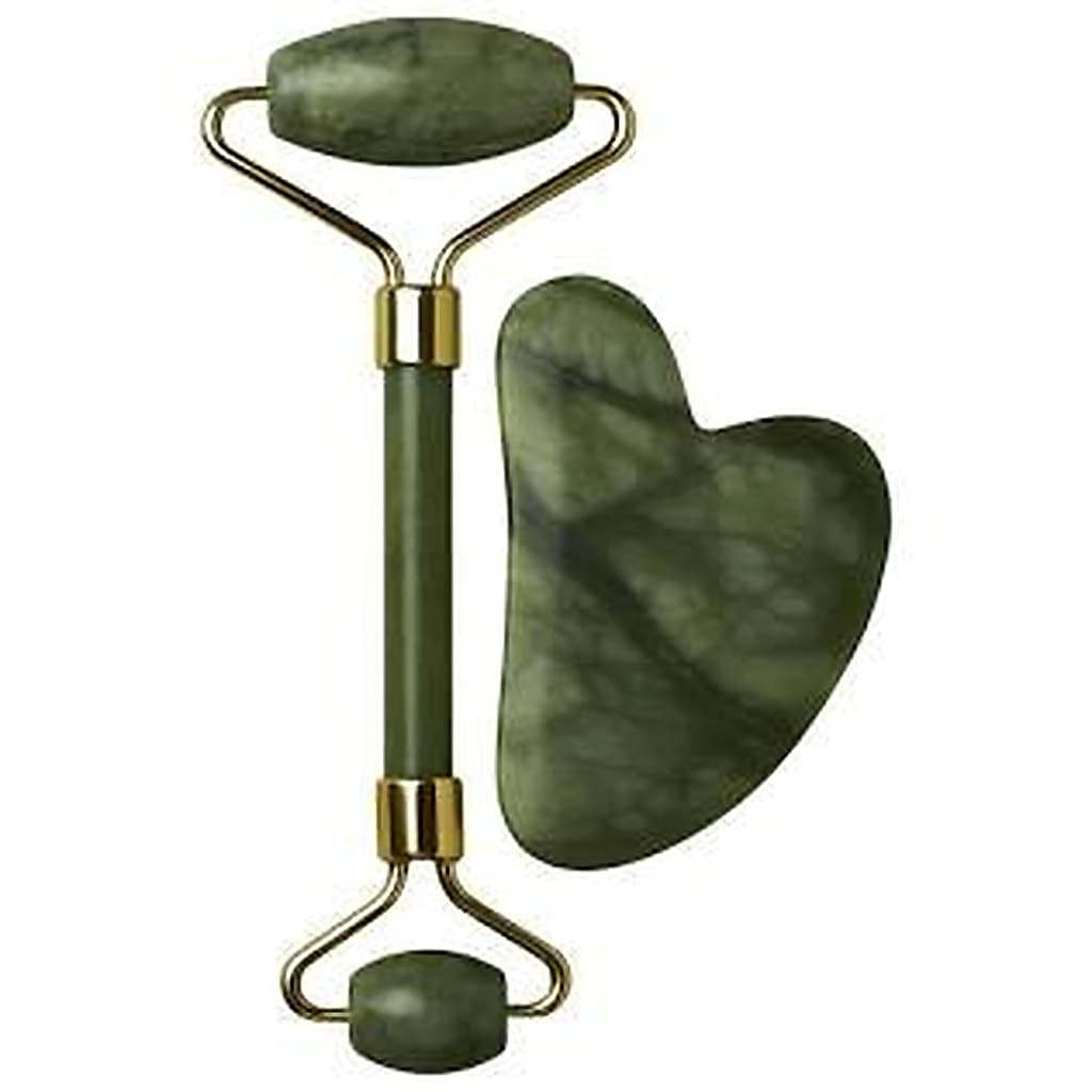 rolo pedra de jade placa Gua Sha massagem FACIA Anti Ruga