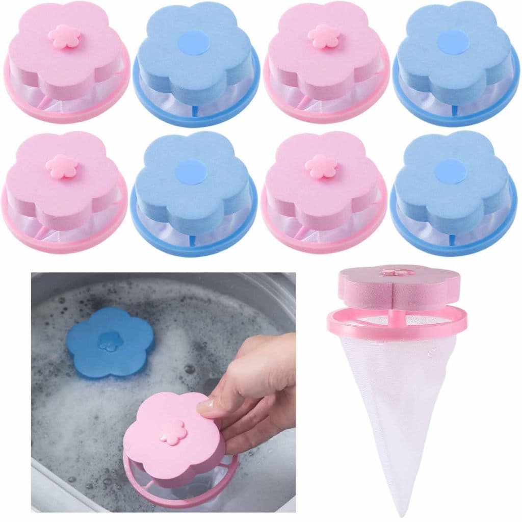 Filtro Flutuante Tira Pelos Pet Coletor Máquina De Lavar Roupa