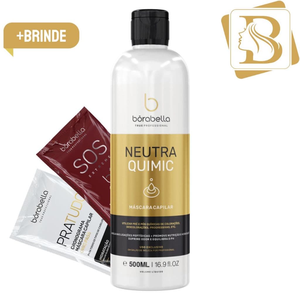 Neutraquimic Neutraliza Ph E Elimina 500ml Borabella + brinde