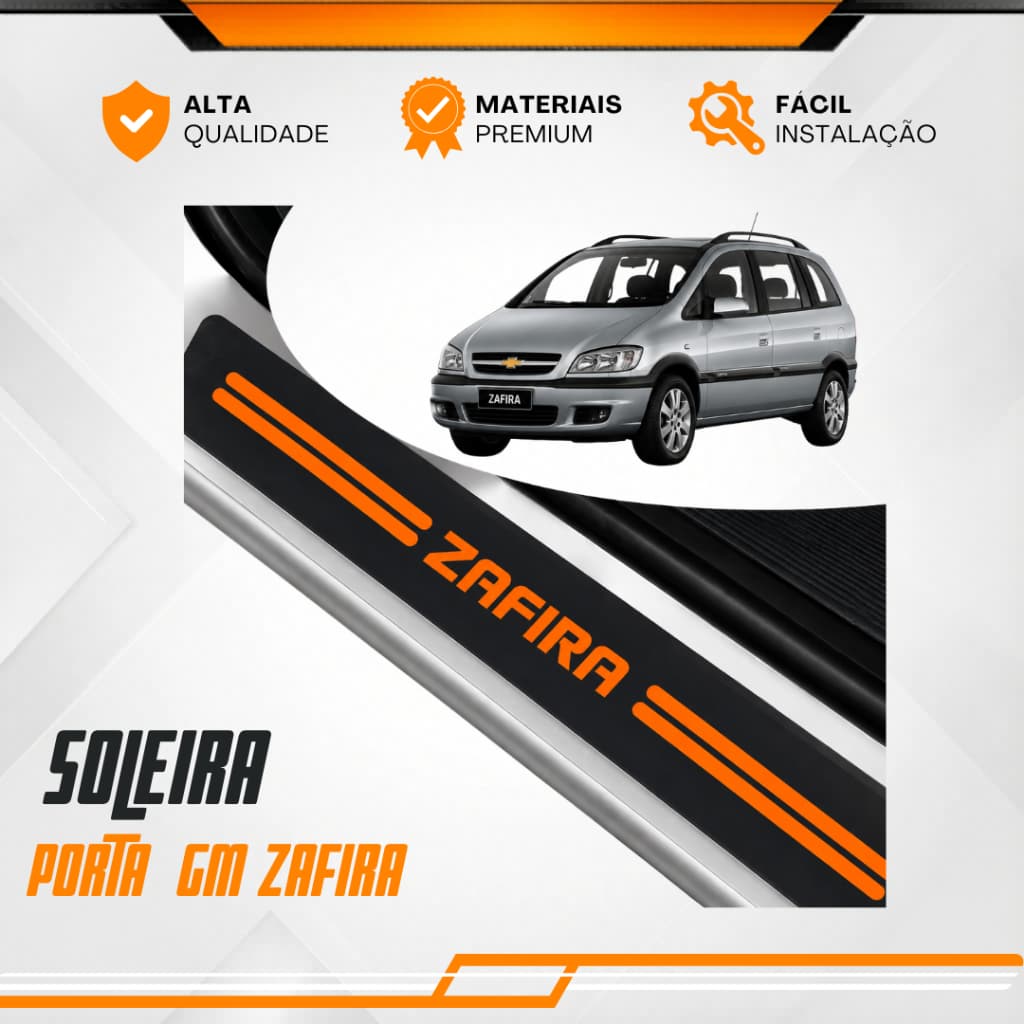 Soleira De Porta Gm Zafira Varias Cores Universal Carro personalizado