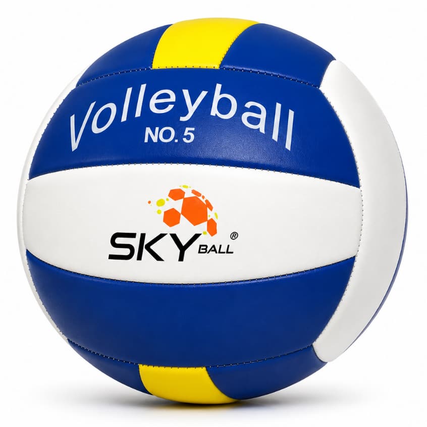 Bola de Vôlei Volleyball Sky — Para Jogos Treinos Praia e Quadra Resistente Tamanho Oficial