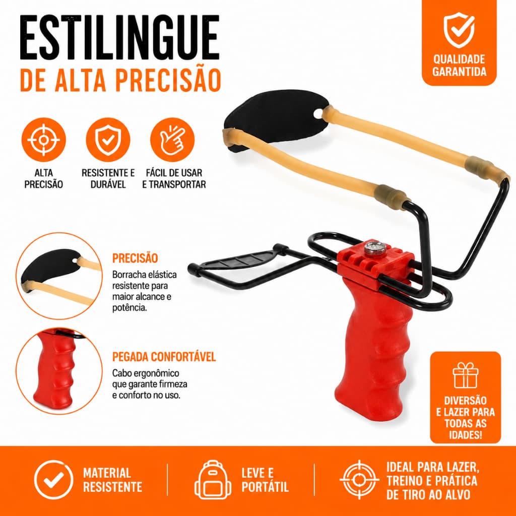 Atiradeira Profissional Osato Estilingue Badogue Apoio Braço