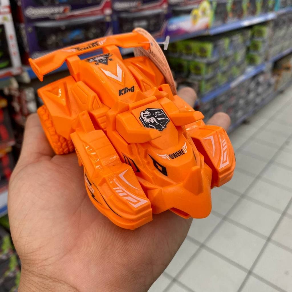 Carro Dinossauro Transforma  transformando brinquedo inercial deslizante dino carro automático transformar meninos