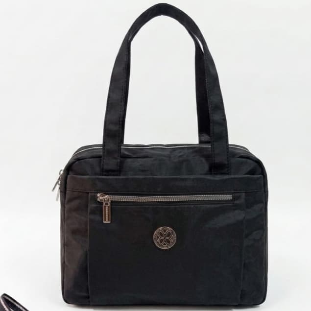 Bolsa Feminina Nylon De Ombro E Transversal Espaçosa
