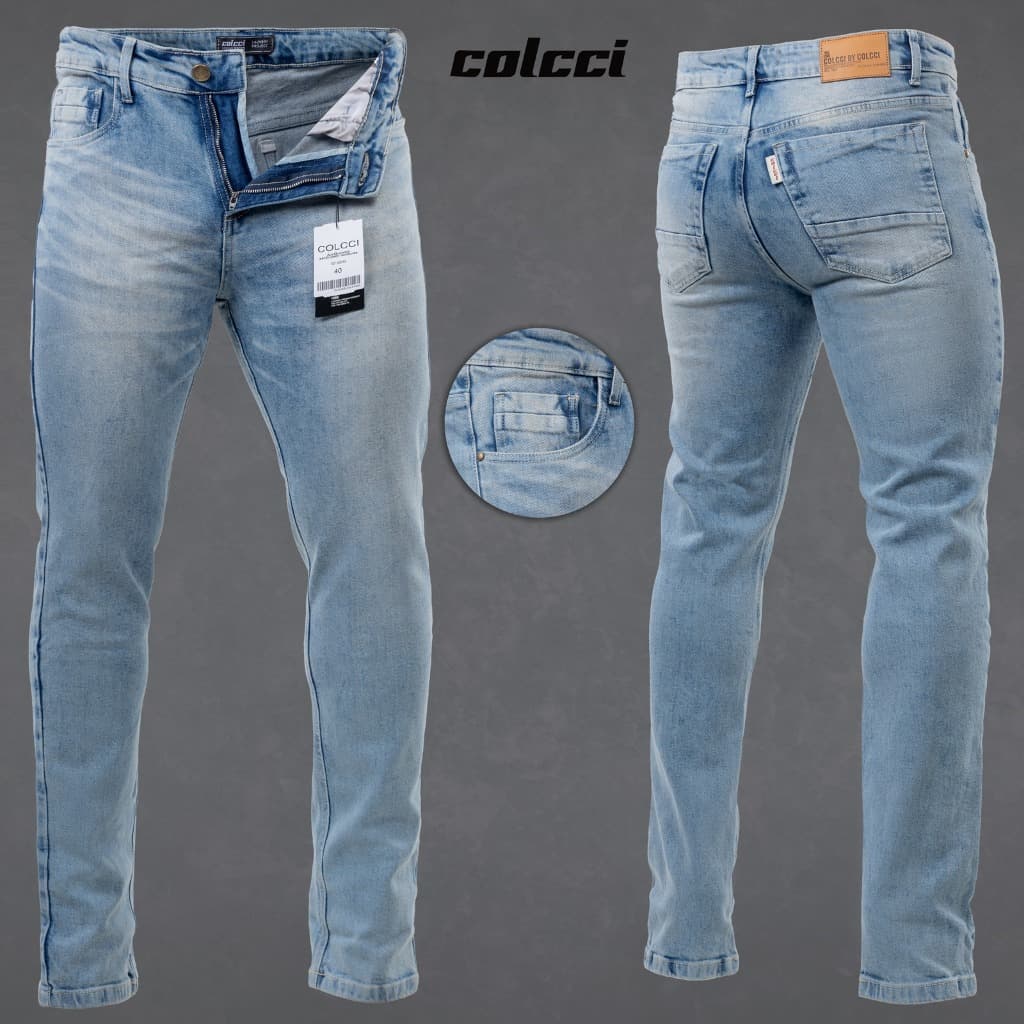 Calça Jeans Masculina Premium Resistente Confortável Skinny Tradicional Casual Luxo