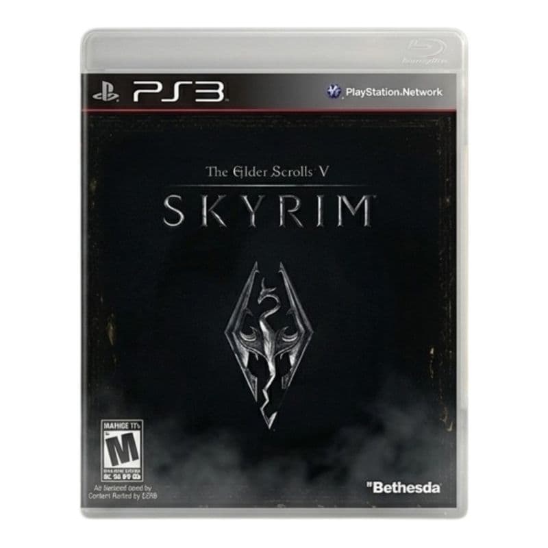 Jogo Skyrim PS3 Original Com Manual Midia Fisica Excelente Estado Playstation 3