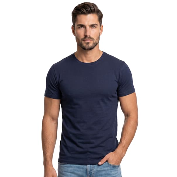 Camiseta Masculina Cotton Premium Algodão Peruano 40.1 Macio Casual Confortável Básica