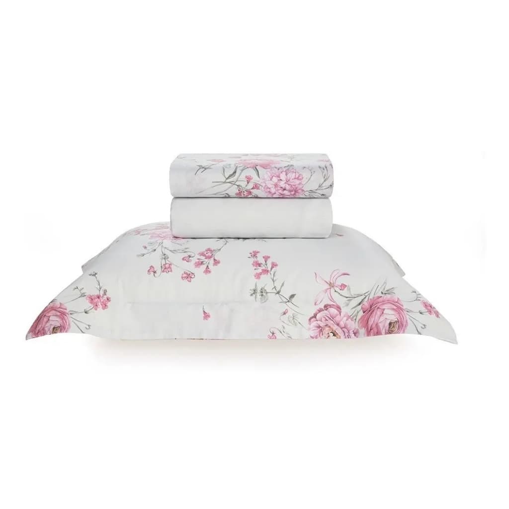kARSTEN JG CAMA VIVIAN S 3 PEÇAS 100%ALGODÃO