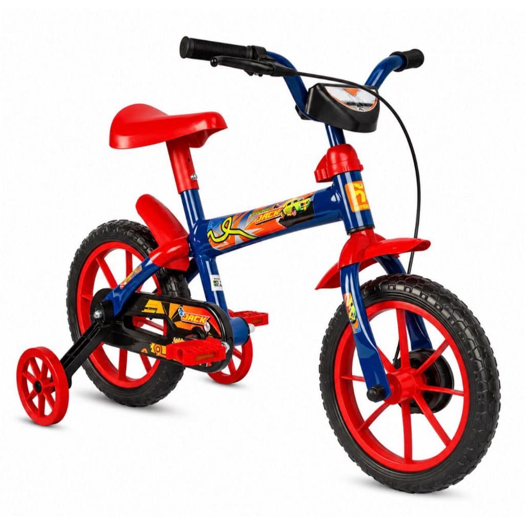 Bicicleta Infantil Aro 12 Verden Rodinhas de Apoio Cestinha Rodinha Quadro em Aço Banco Regulável