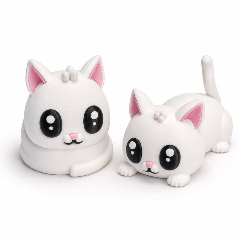 Decoracao de Setup Gatinho Kawaii Fofo Cute para Computador Pc Mesa Gamer