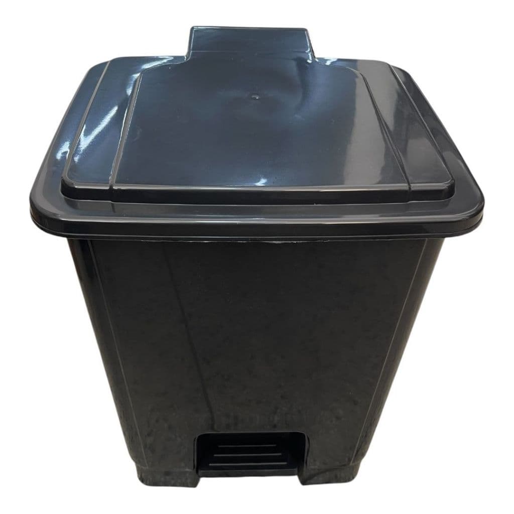 Lixeira 15 Litros com Pedal para banheiro cozinha - Preto