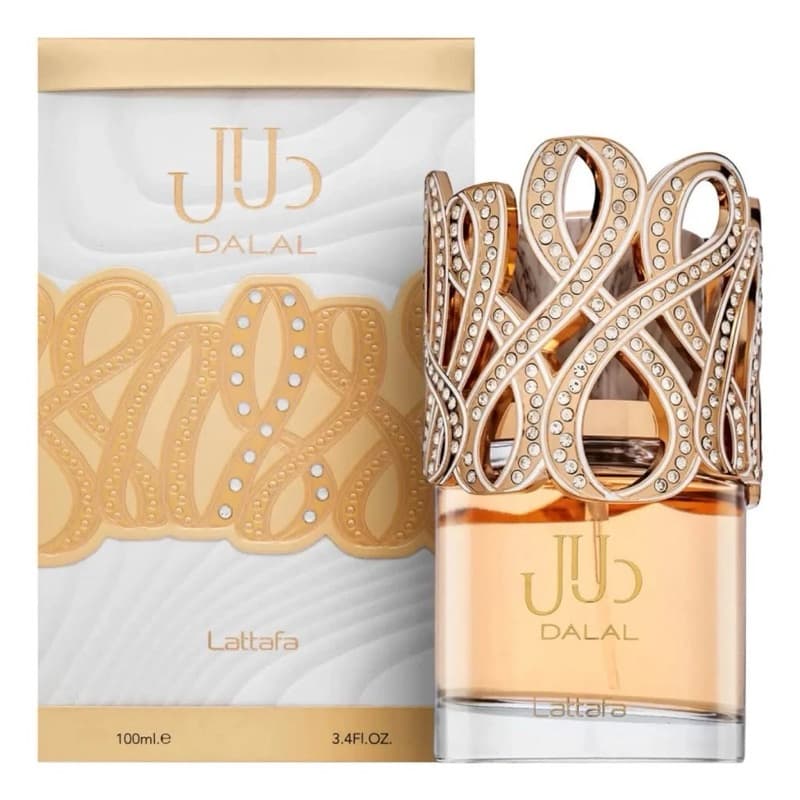 Perfume Árabe Dalal Lattafa Feminino Eau de Parfum 100ml Original Importado Alta Fixação