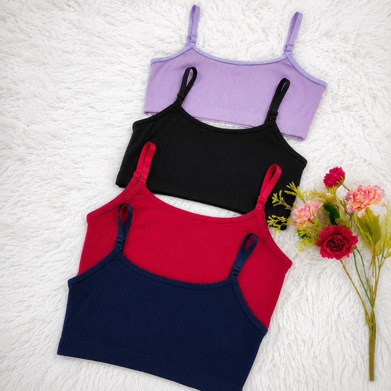 Top Suede Alça Regulável Sem Transparência roupa de academia