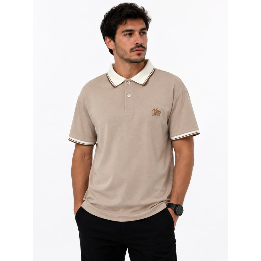 Camisa Polo Masculina Casual Confortável Básica Dia a Dia