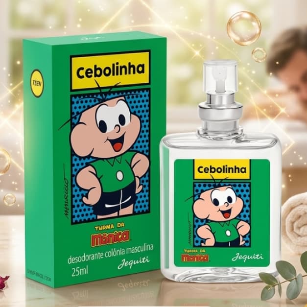 Perfume Deo Colônia Cebolinha 25ml - Jequiti Turma da Mônica