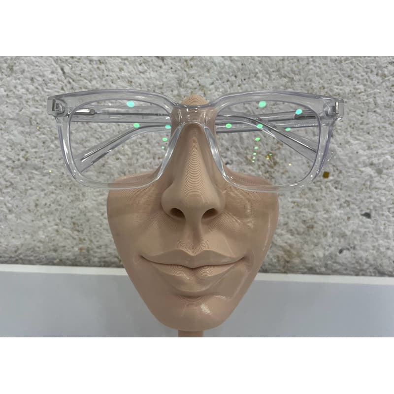 Armação transparente quadrada