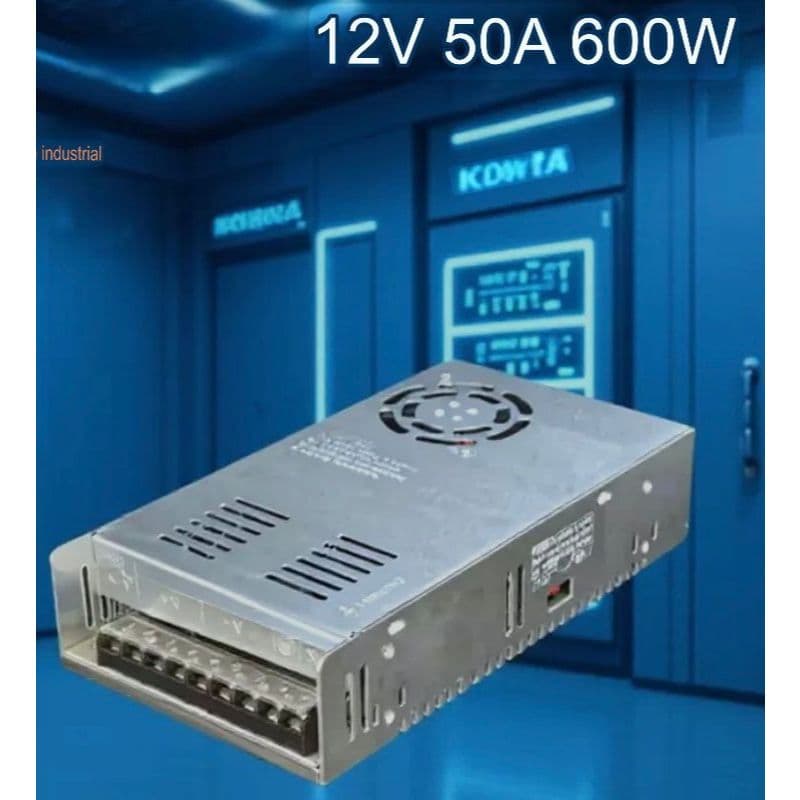 Fonte Chaveada Estabilizada 50A 12V BOTAO LIGA (110V-220V ) 600W SC-1250