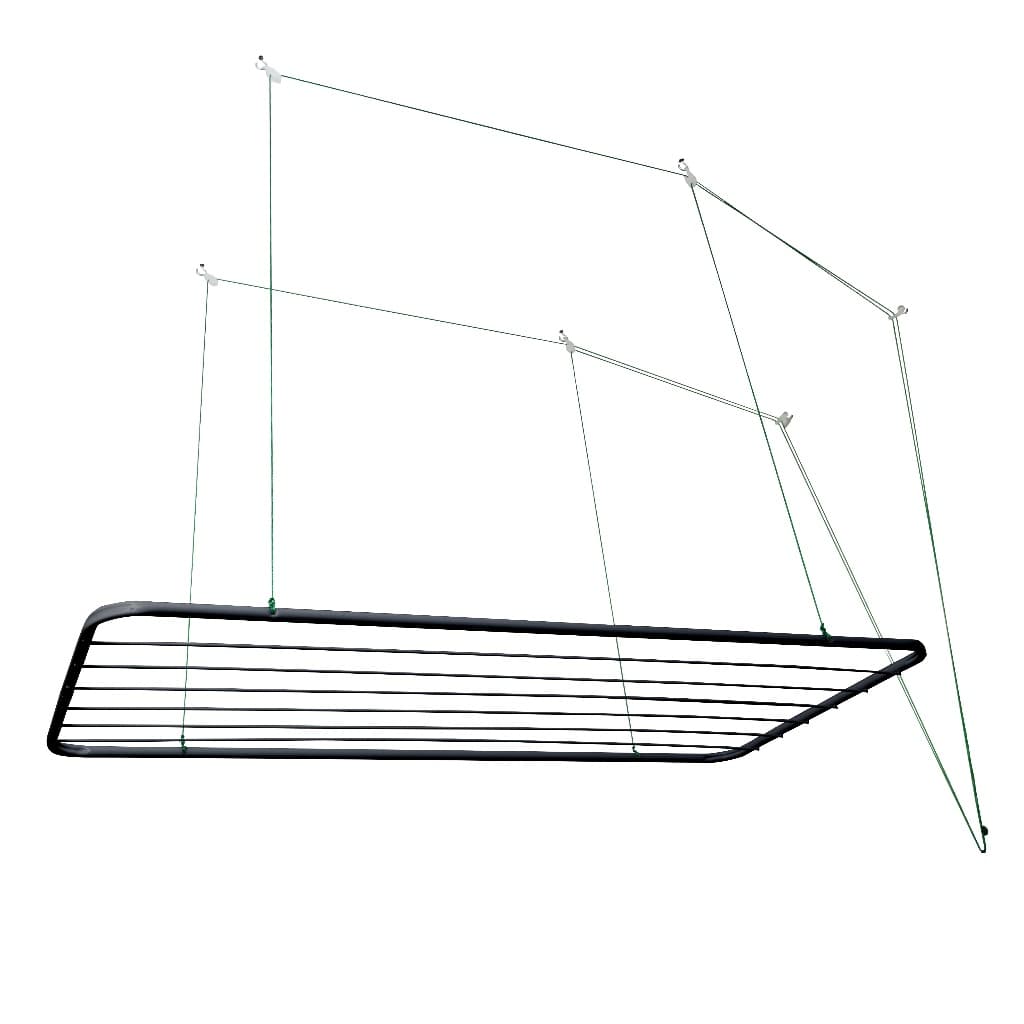 Varal de Teto 90 cm Aço Reforçado Com Parafusos Varal para apartamento Casa Pouco Espaço.