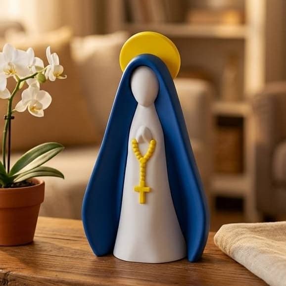 Nossa Senhora Minimalista Religiosa Decoração