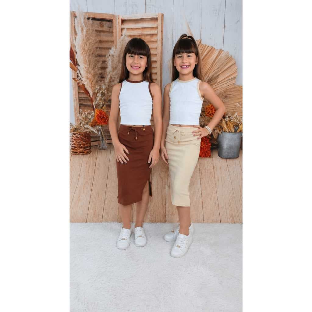CONJUNTO SAIA  INFANTIL E JUVENIL DE 11 CORES MUYTU COMFORTAVEL