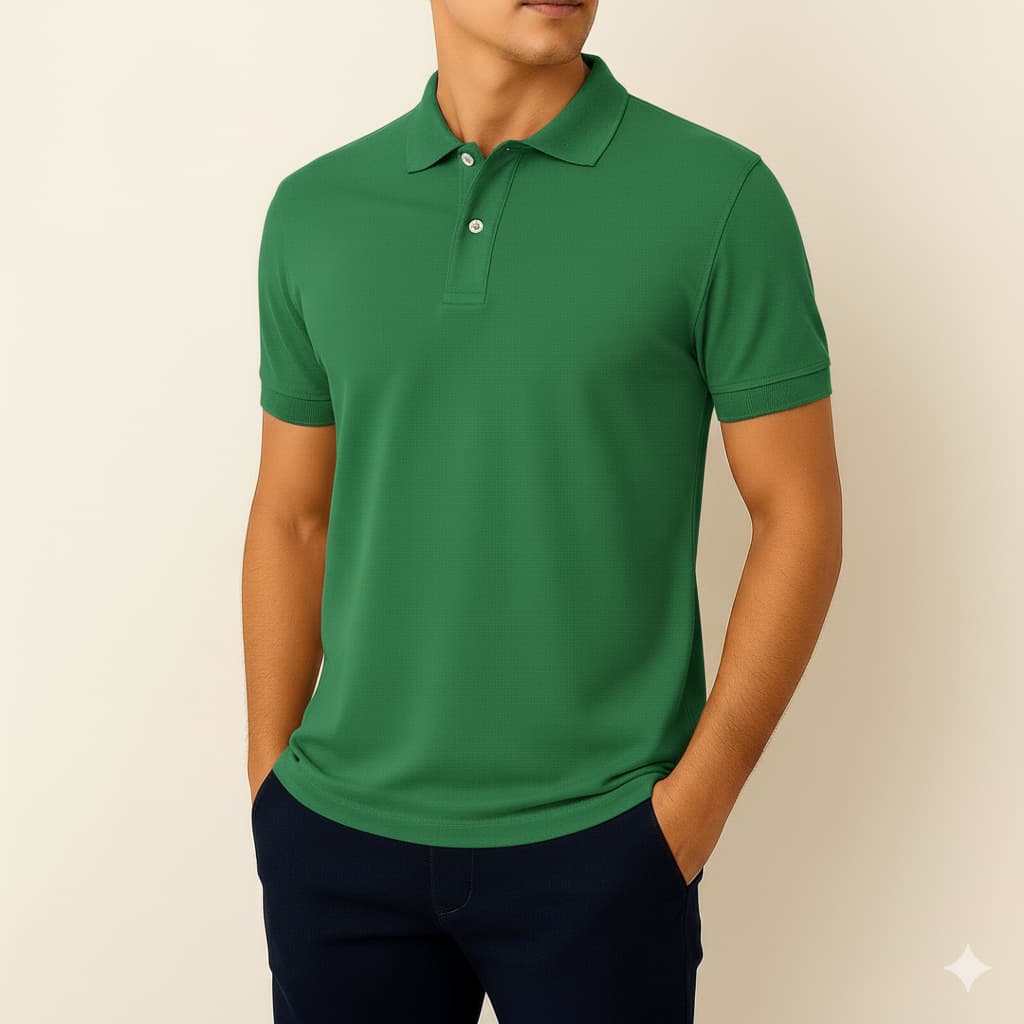 Polo Masculina Piquet Confortável Casual Trabalho Uniforme