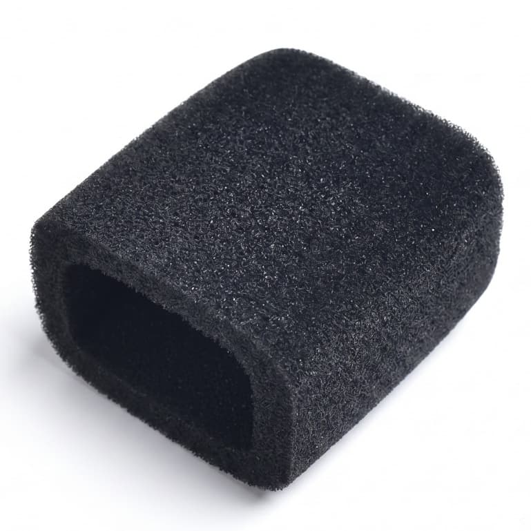 Espuma Para Microfone Fifine AM8 Lewitt LCT240 Pop Filter Anti Vento 60x70mm