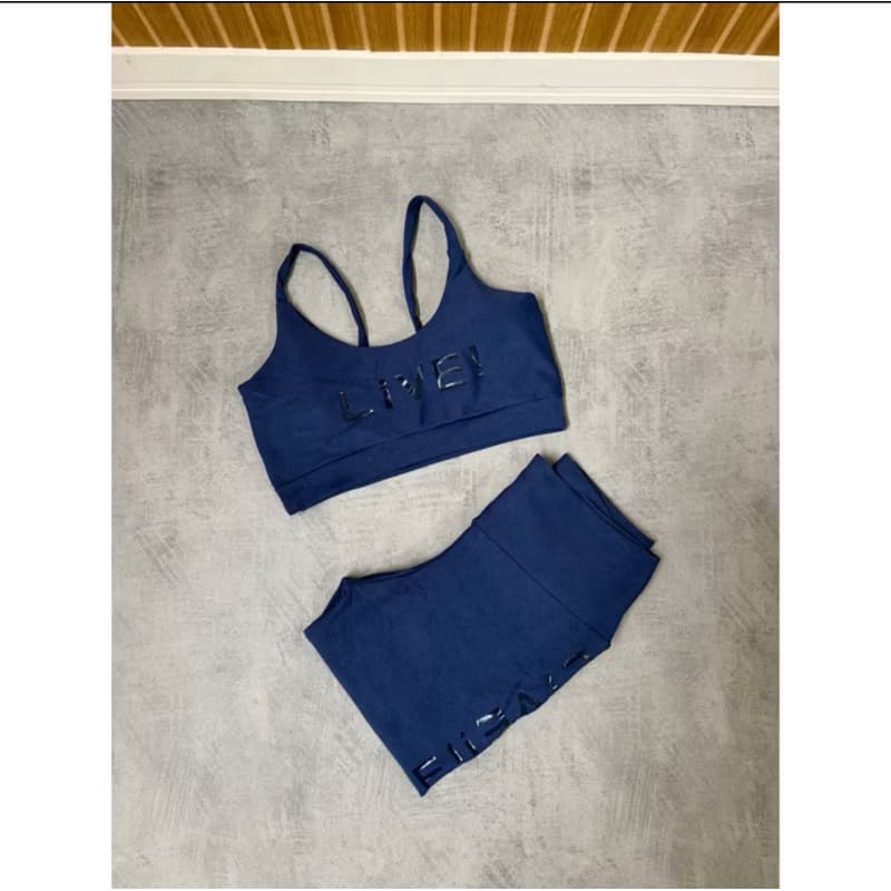 CONJUNTO FITNESS TOP+ SHORT ALTA COMPRESSÃO ZERO TRANSPARENCIA