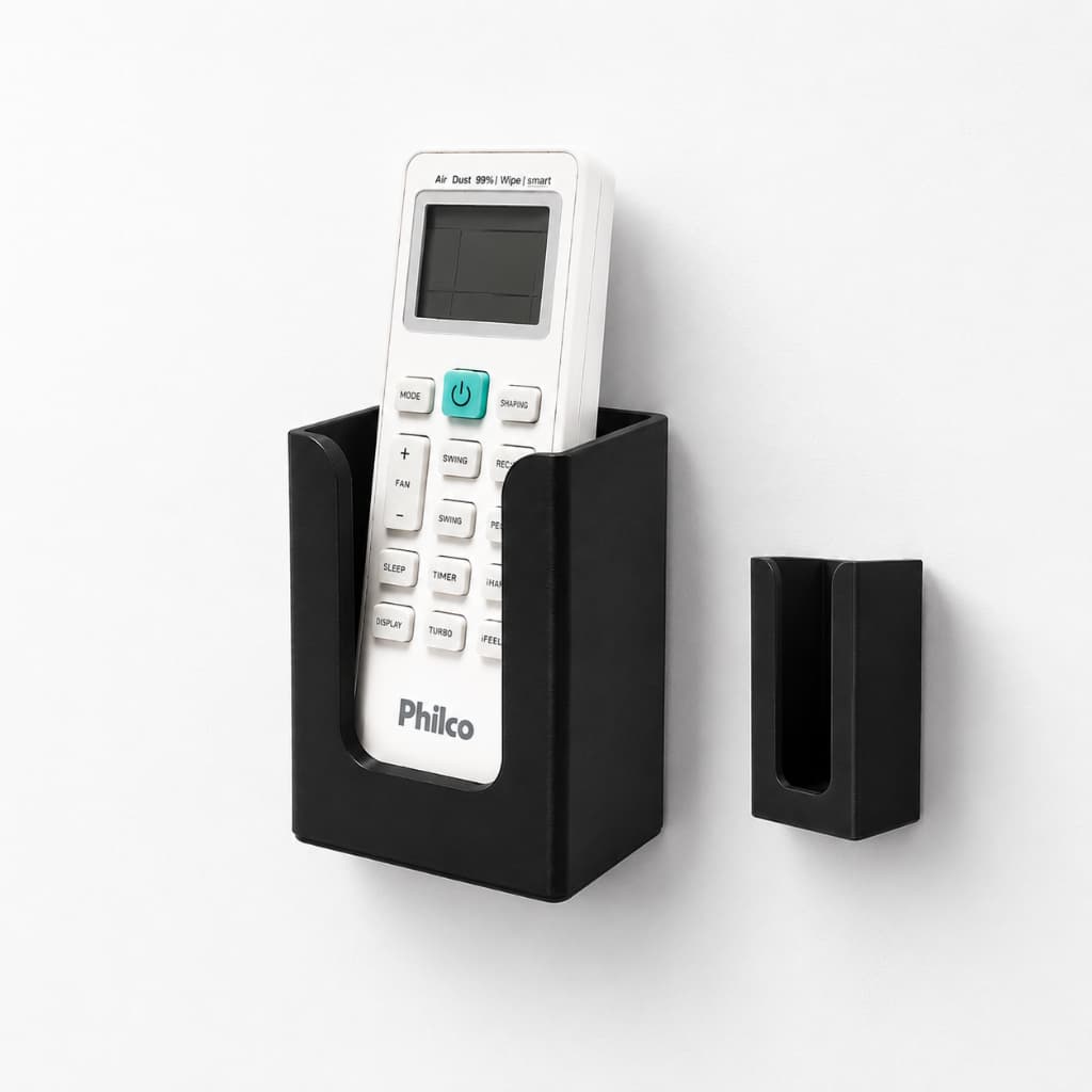 Porta Controle Remoto Parede Suporte Universal Ar Condicionado TV Ventilador